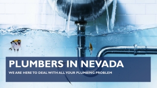 Plumbers in Nevada