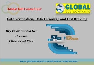 Data Verification, Data Cleansing and List Building