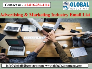 Advertising & Marketing Industry Email List