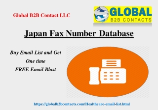 Japan Fax Number Database