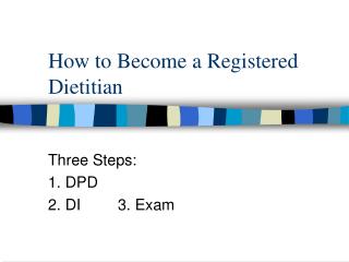 How to Become a Registered Dietitian