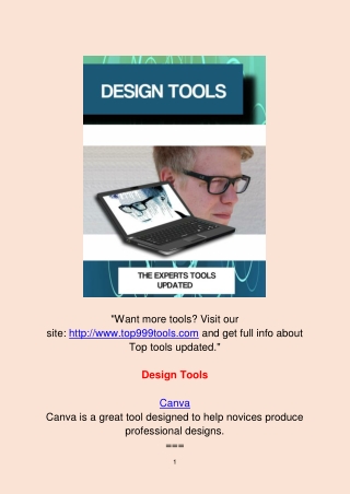 Design Tools