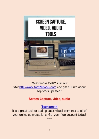 Screen Capture Video Audio