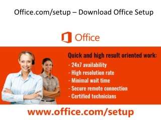 office.com/setup | Download MS Office on Windows