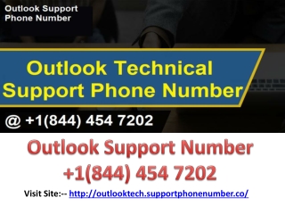 Outlook Support Number 1844-454-7202