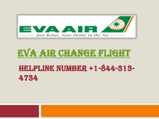 How do I change my EVA flight?