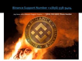 Binance Support Number