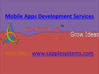 Mobile Apps Development Services