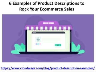 6 Examples of Product Descriptions to Rock Your Ecommerce Sales