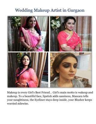 Wedding Makeup Artist in Gurgaon