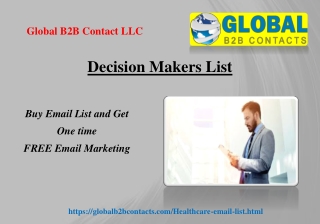 Decision Makers List