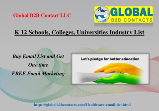 K 12 Schools, Colleges, Universities Industry List