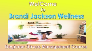 Stress Management for The Overbooked Workshop