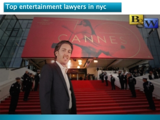 Top entertainment lawyers in nyc