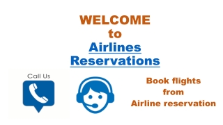 Book flights from airlines reservations