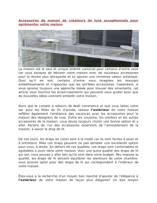Pergola Designs- Rendre votre maison neuve