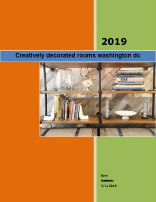 Creatively decorated rooms washington dc