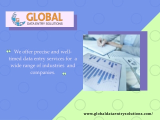 Online Data Entry Services - Data Outsourcing India