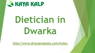 Dietician in Dwarka-Dr Anjana Kalia