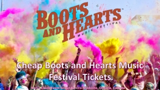 Boots and Hearts Music Festival Tickets from Tickets4Festivals