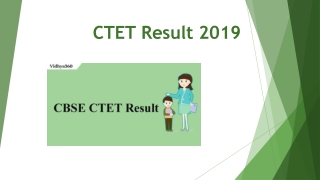 CTET Result 2019 Will Be Available Primary & Upper Primary Teacher Test