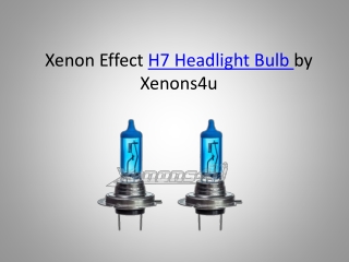 h7 halogen bulb