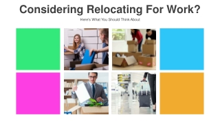 Relocating for work? Here’s your moving checklist