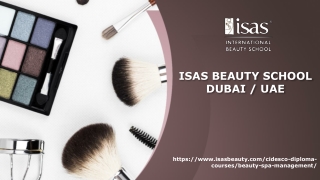CIDESCO School of Beauty Therapy in Dubai - UAE