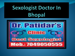 sexologist Doctor In Bhopal