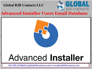 Advanced Installer Users Email Database