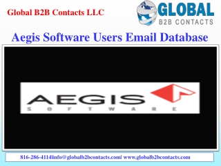 Aegis Software Users Email Database