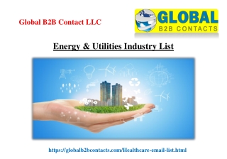 Energy & Utilities Industry List