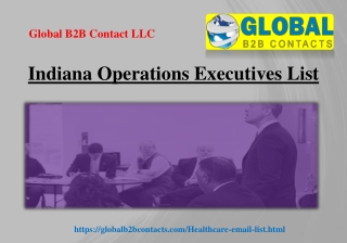 Indiana Operations Executives List