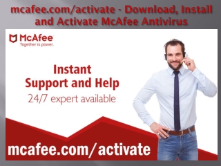 mcafee.com/activate - Download, Install and Activate McAfee Antivirus