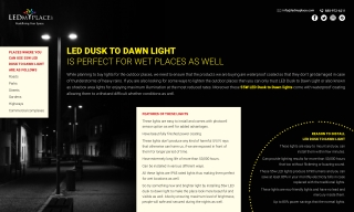 LED Dusk to Dawn Light 55w 5700k with photocell Online in USA