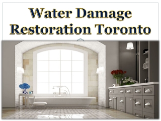 Water Damage Restoration Toronto
