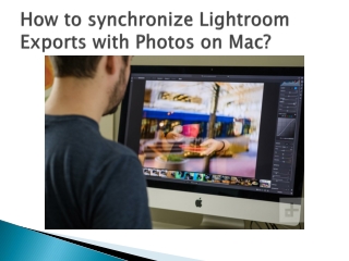 How to synchronize Lightroom Exports with Photos on Mac?