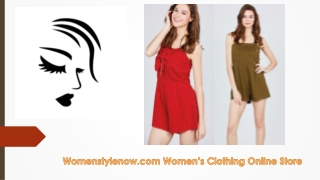 Buy Women Apparel Tops, Dresses, Short Sleeve, Outwear at WomenStylenow.com