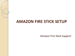 Amazon Fire Stick Support