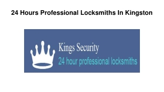 24 Hours Professional Locksmiths In Kingston
