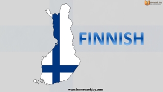 LEARN THE INTERESTING ASPECTS OF FINNISH LANGUAGE