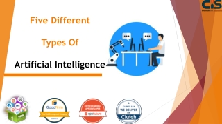 Explore five different types of artificial intelligence