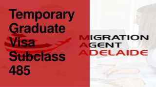 Temporary Graduate Visa 485 | Visa Agent Adelaide