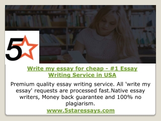 Write my essay for cheap - #1 Essay Writing Service in USA