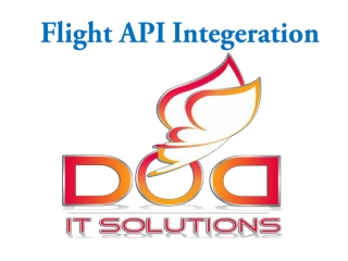 Flight API Integration.