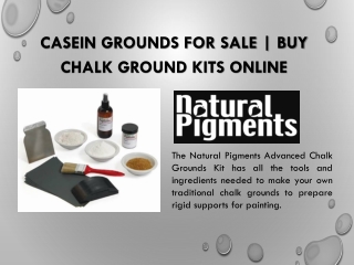 Casein Grounds For Sale | Buy Chalk Ground Kits | Natural Pigments
