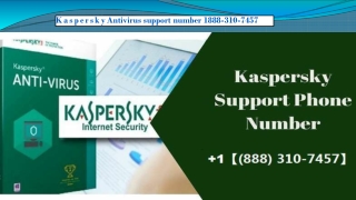 kaspersky antivirus support number