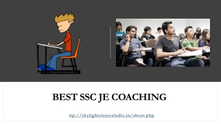 Best SSC JE Coaching 