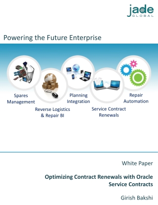 Optimizing Contract Renewals with oracle Service Contracts