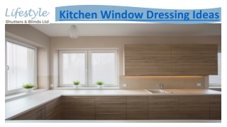 Kitchen Window Dressing Ideas